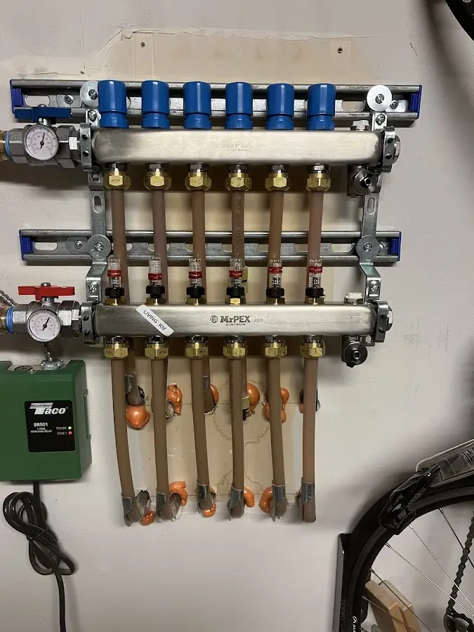 Plumber performing Leak Detection at a residential property in North Tonawanda